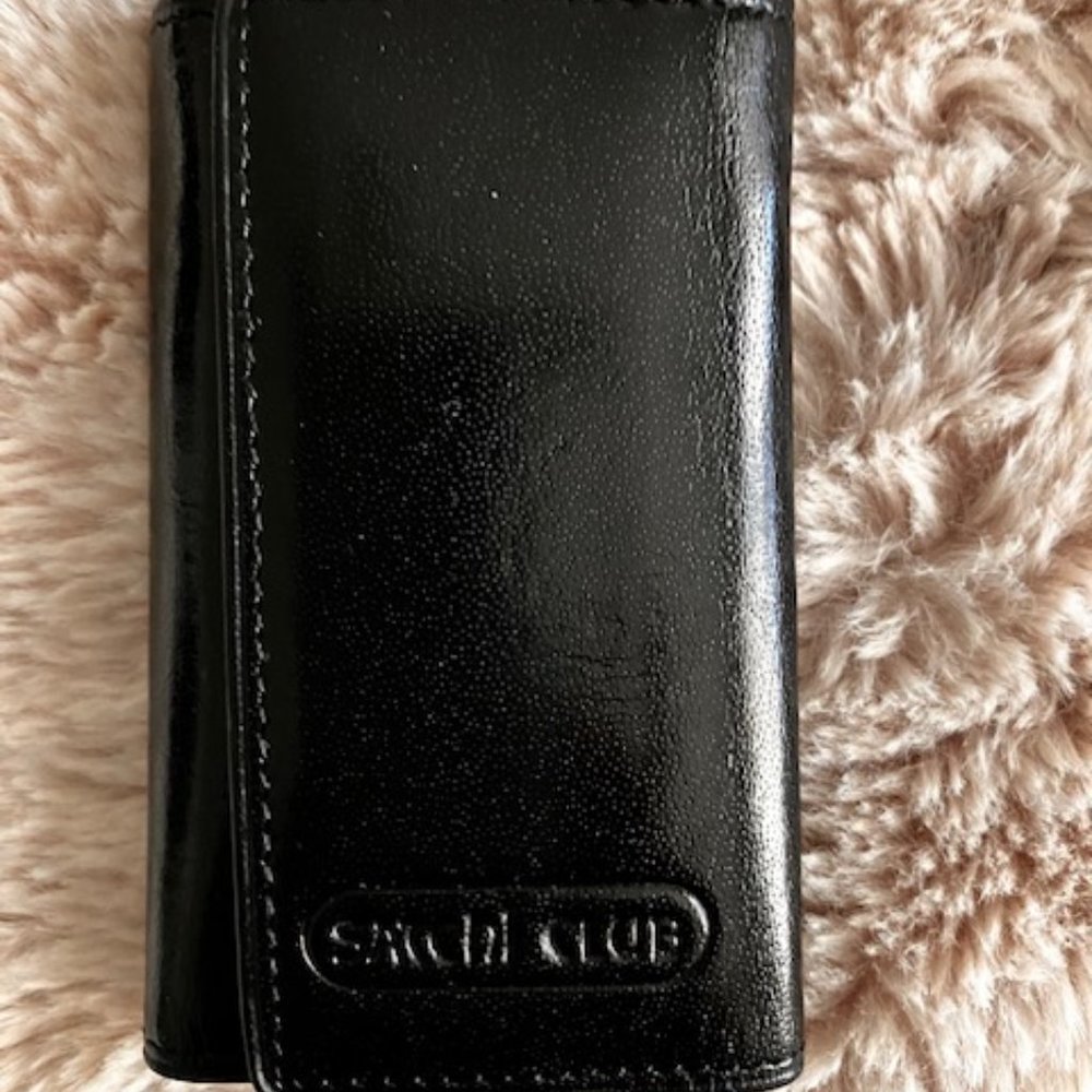 Vintage Satchi Leather Tri-Fold Key Wallet - NEW with Tags